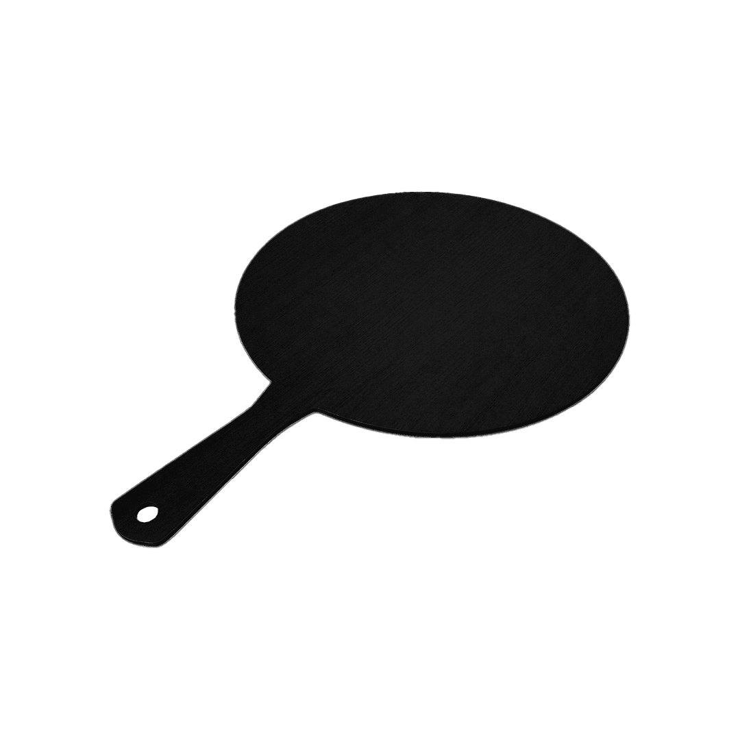 Pizza Platter - Midnight Core Black Round Paddle