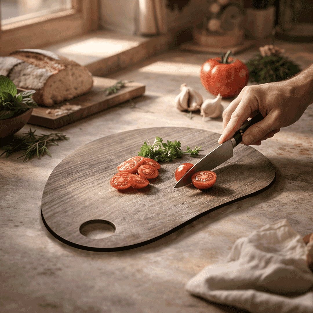 Lamikraft Prep Chopping Board - Pear Shaped