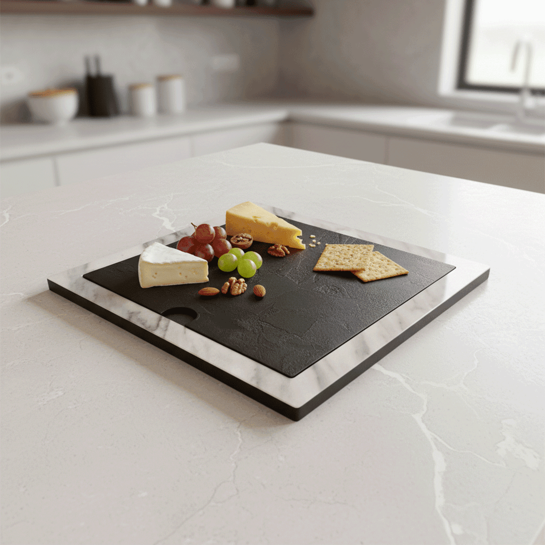 Lamikraft Thick Hosting Square Cheese Platter