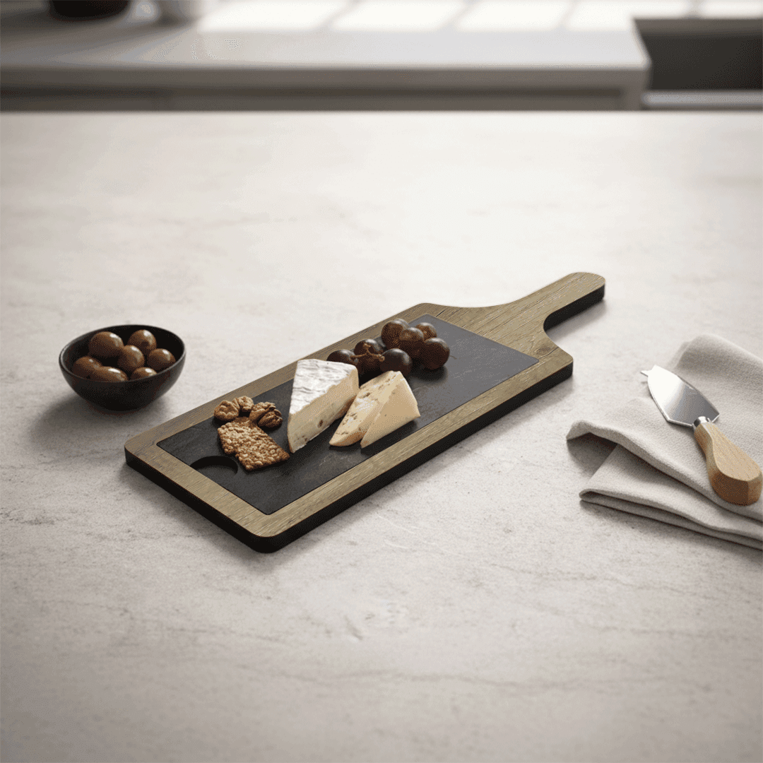 Rectangular Paddle Cheese Platter