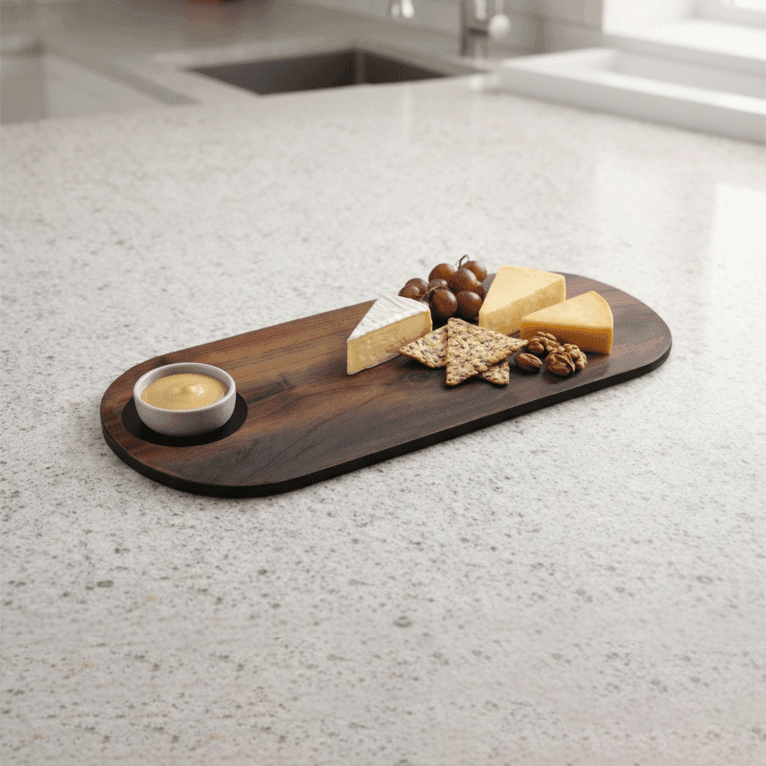 Linear Single Dip Cheese Platter