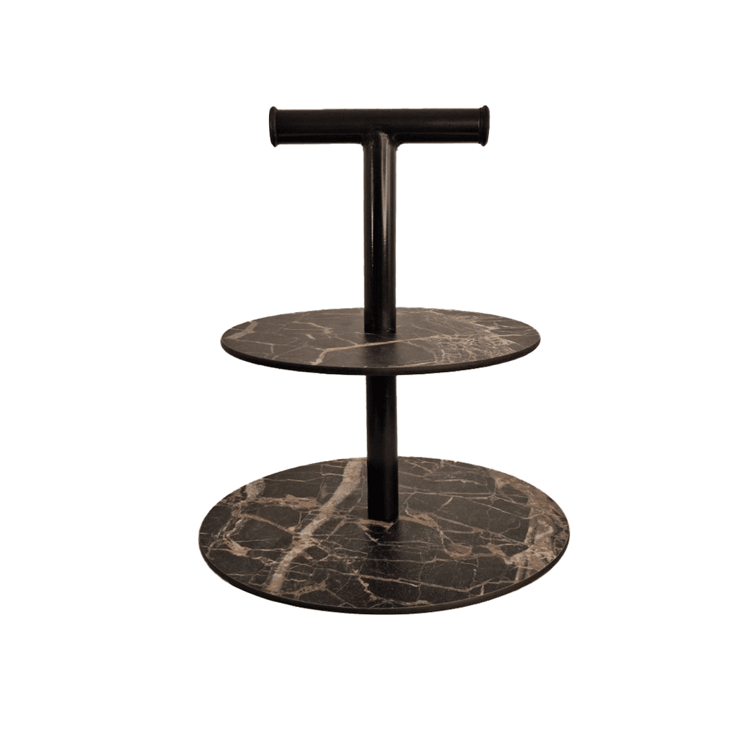 Circular Signature Display Stand - 2-Tier