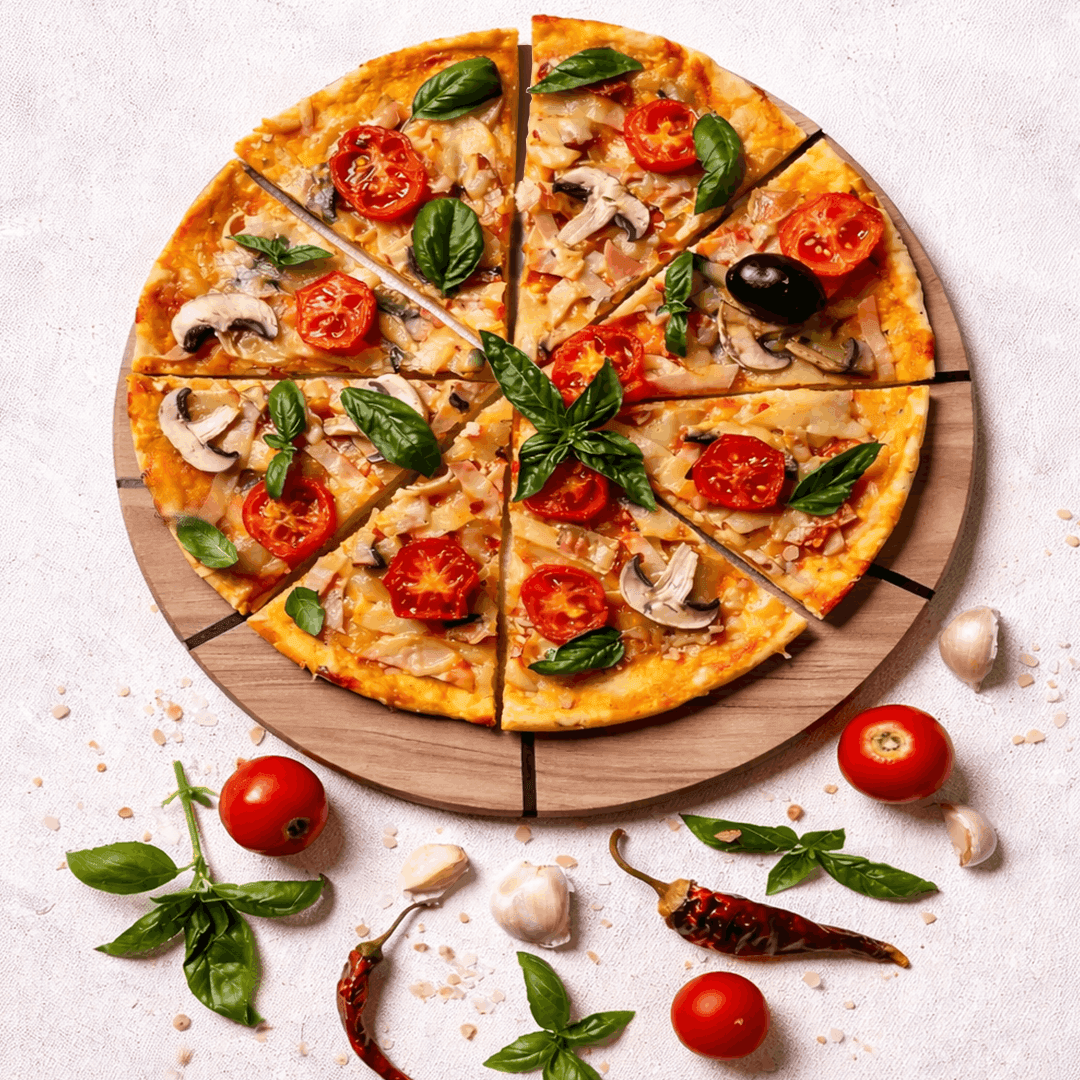 Pizza Platter - Honeygrain Radial Platter