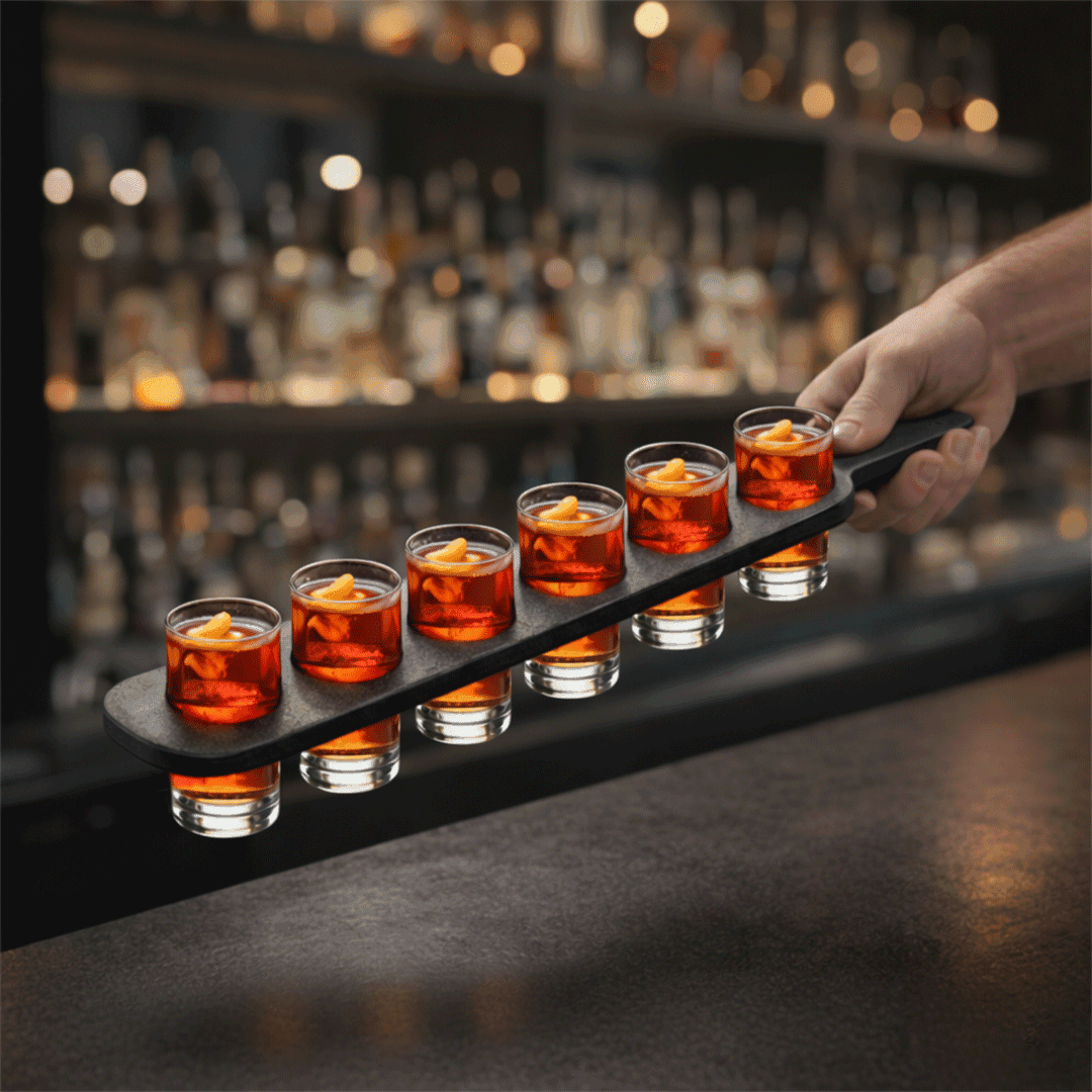 Cocktail tray - Torano Luxe Paddle Style