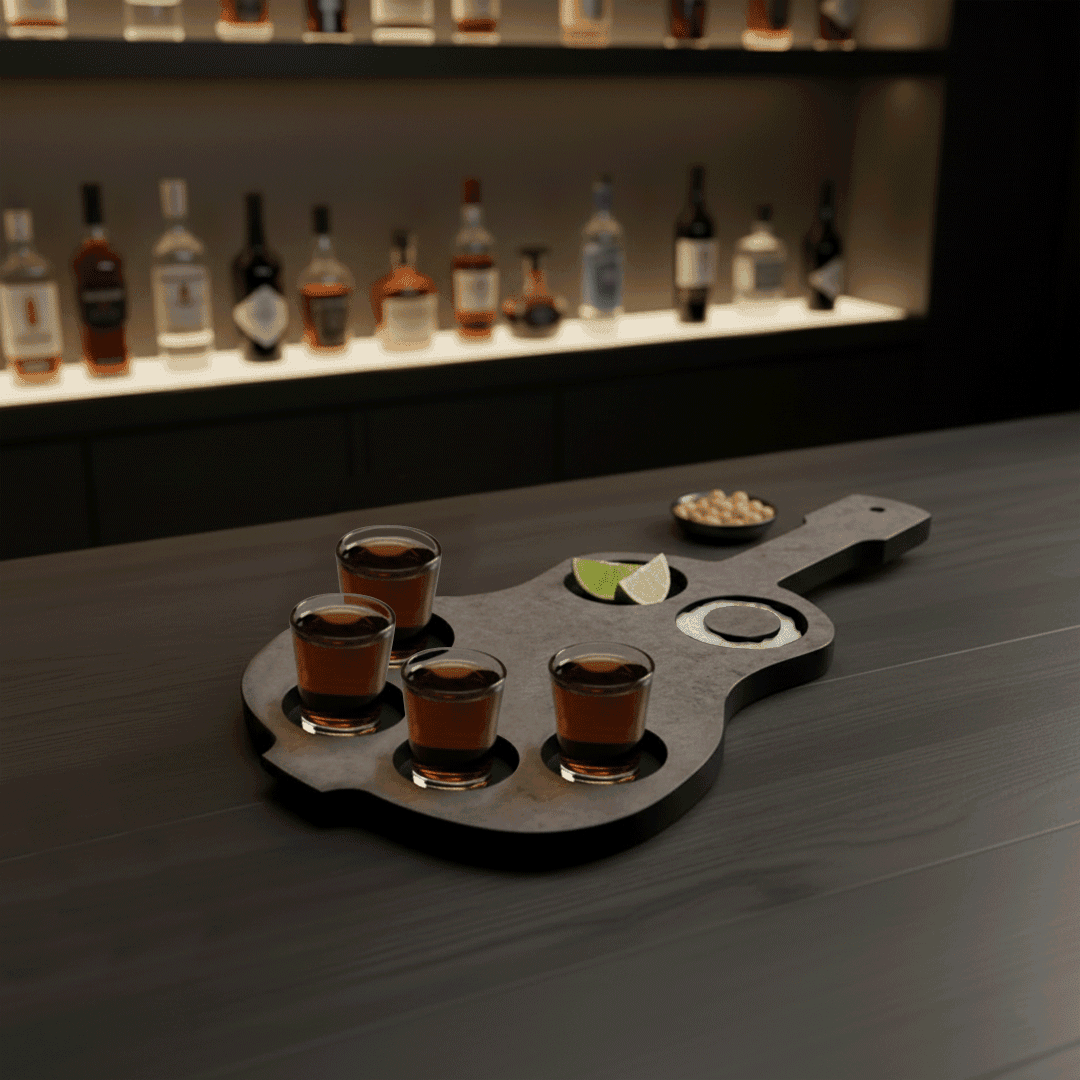 Cocktail tray - Signature Guitar Style