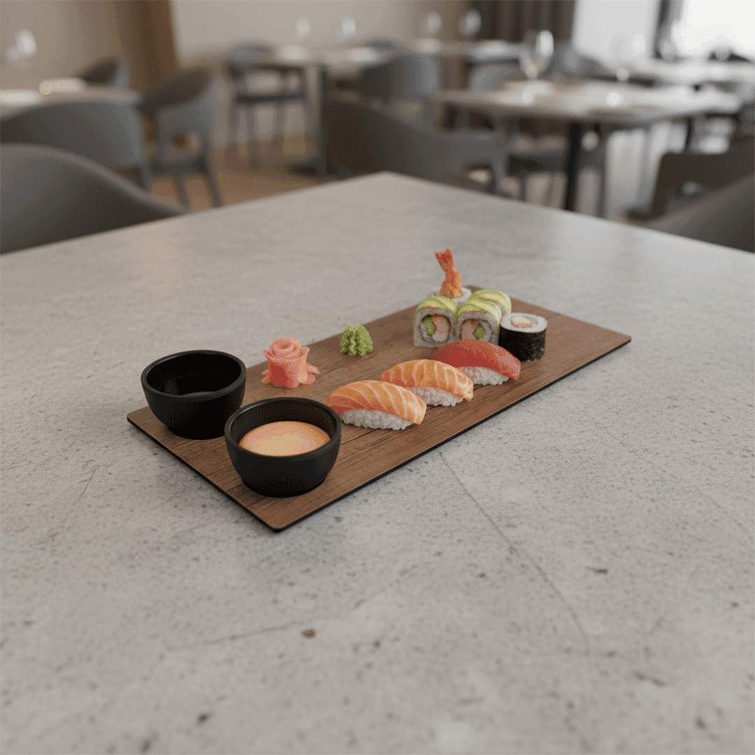 Rectangular Sushi Platter