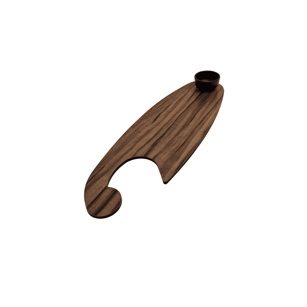 Hook Shaped Dip & Snack Platter