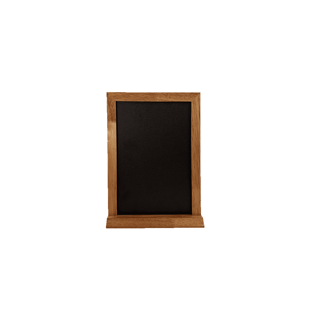 Countertop Menu Board with Wooden Frame
